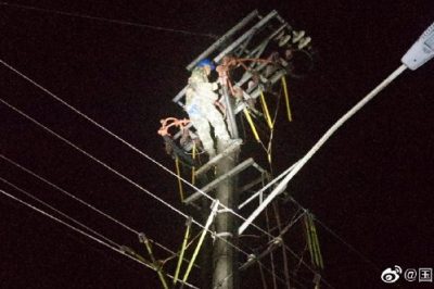 110千伏響水巖變電站開展零點搶修作業(yè)，恢復(fù)三條線路安全穩(wěn)定供電