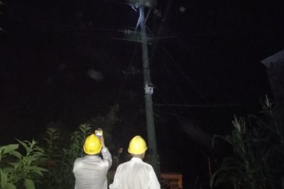 10千伏肖高線真空斷路器、隔離開關(guān)、重過載配變及引線各連接觸頭等易發(fā)熱部位進(jìn)行仔細(xì)排查