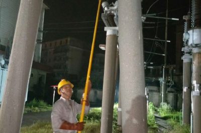 變電運維對檀雷桔南I線，檀雷桔南II線停電操作，配合線路零點搶修