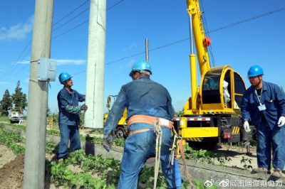 海門市供電公司對農業(yè)專線10千伏江海線進行升級改造