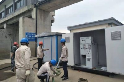 金湖縣供電公司新增安裝6臺、總?cè)萘?780千伏安配電變壓器