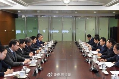 國(guó)家電網(wǎng)董事長(zhǎng)會(huì)見(jiàn)桑坦德集團(tuán)首席執(zhí)行官：進(jìn)一步深化合作 服務(wù)“一帶一路”建設(shè)