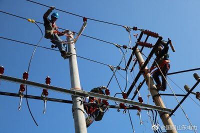 商貿街北配變遷改工程施工現(xiàn)場