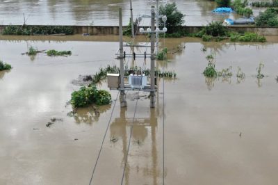 利用無人機(jī)對2條跨河10千伏線路進(jìn)行巡視