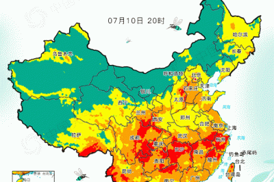 近3天全國蚊子預(yù)報地圖
