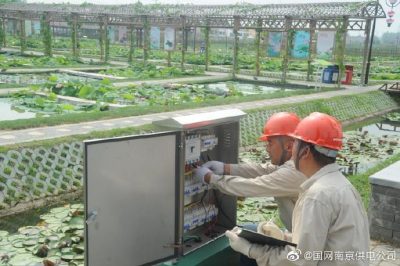國(guó)網(wǎng)南京市江北新區(qū)供電公司安裝變壓器、環(huán)網(wǎng)柜、配電箱等配電設(shè)備