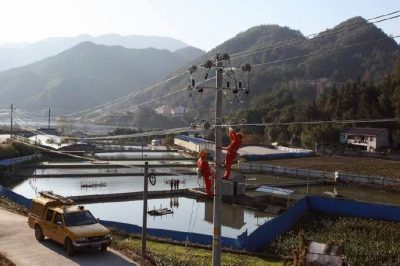 上門為魚庫檢查用電安全、供電線路、自備發(fā)電機等設(shè)備