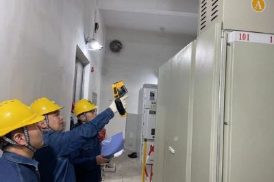 營坡變單主變運行設(shè)備進(jìn)行帶電檢測